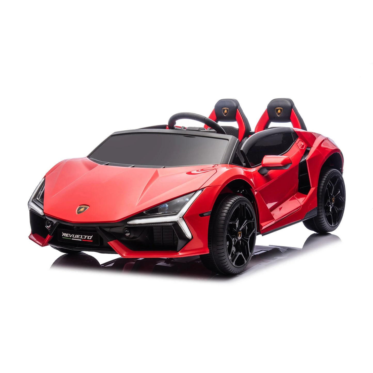 Voiture Électrique 2 Places 24V Lamborghini Revuelto 4x4 pour Enfants avec Télécommande
