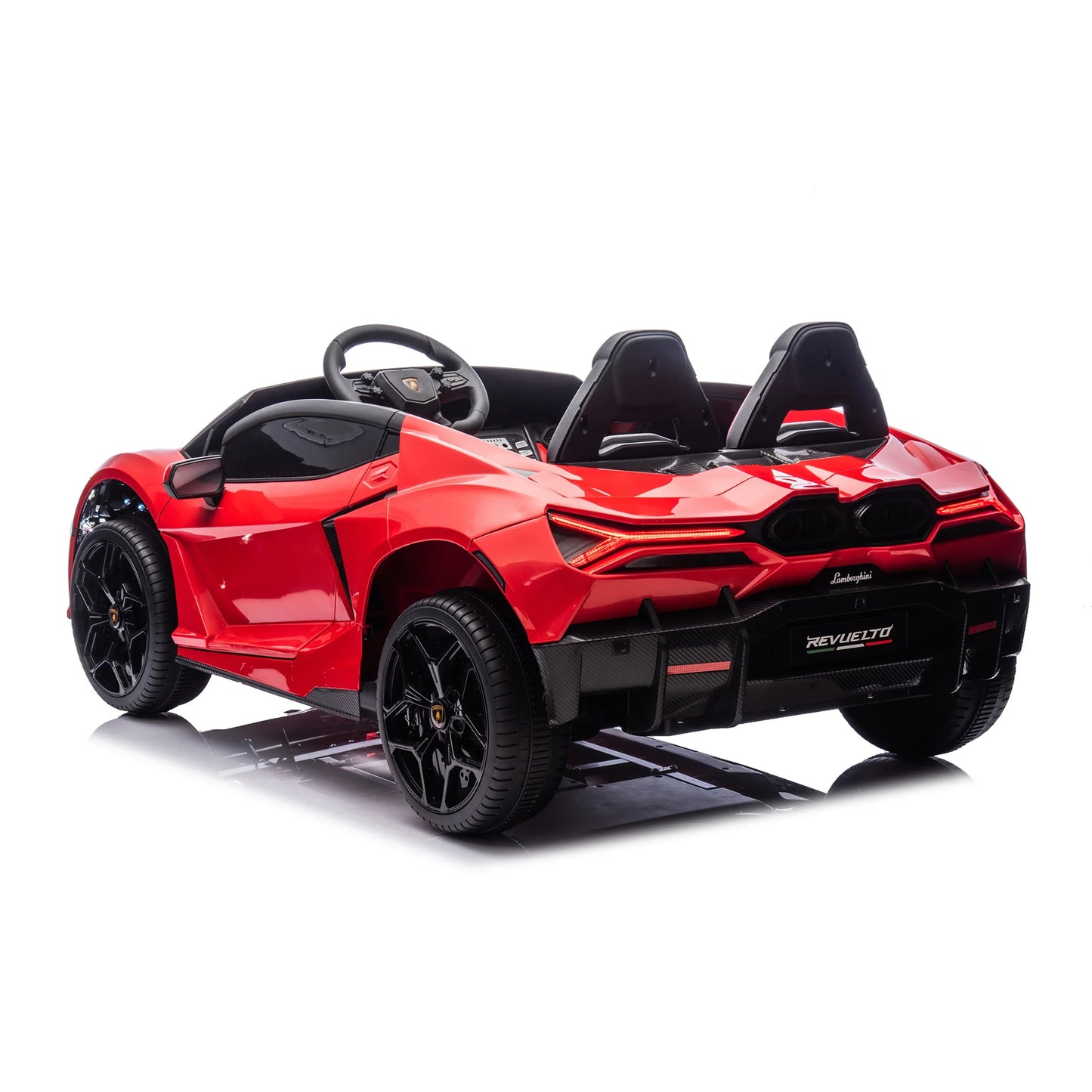 Voiture Électrique 2 Places 24V Lamborghini Revuelto 4x4 pour Enfants avec Télécommande