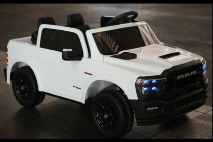 2026 Dodge Ram 24V 2 Seater Kids Ride On Car with Remote Control