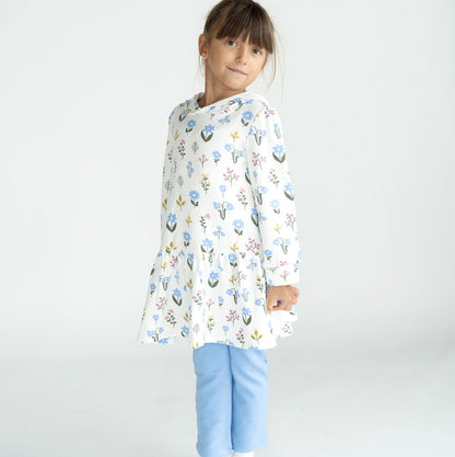 Robe à capuchon en molleton de rayonne de bambou — Wildflower