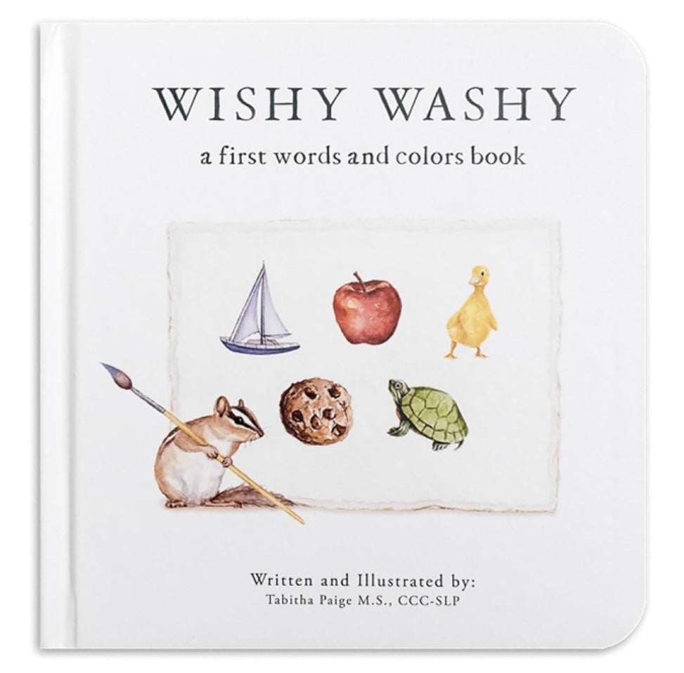 Wishy Washy : Un livre cartonné de premiers mots et de couleurs pour les esprits en développement | Livres