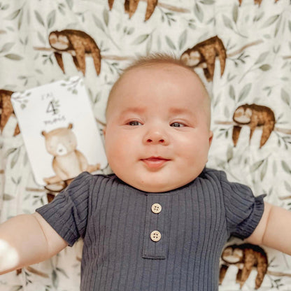 Création Jade Bamboo & Cotton Muslin - Sloth