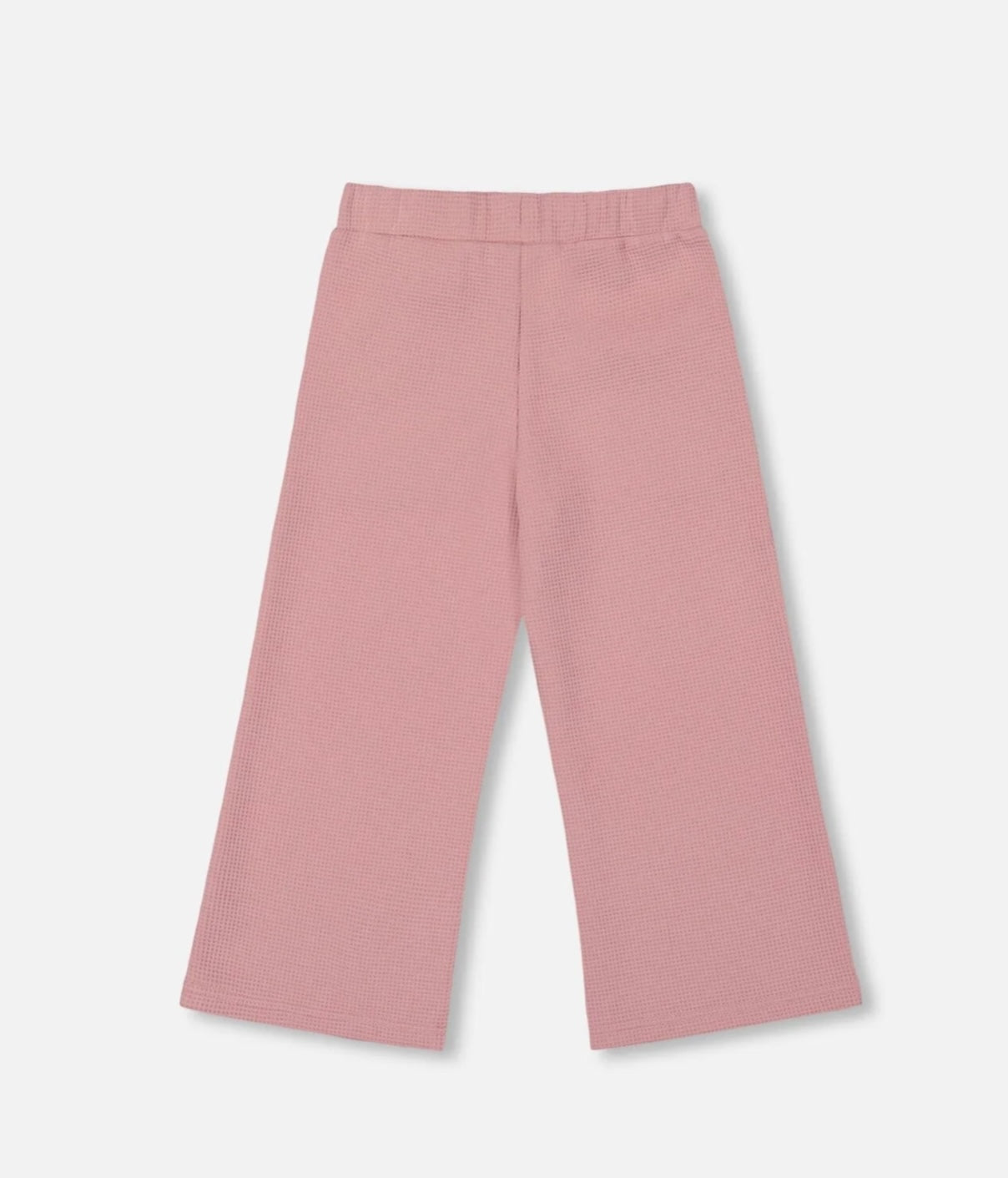 Pantalon évasé gaufre | Rose | Deux par Deux