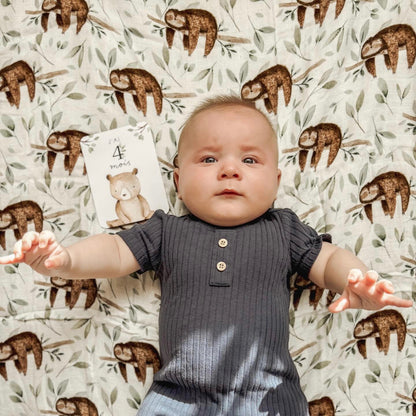 Création Jade Bamboo & Cotton Muslin - Sloth