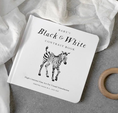 Livre de contraste noir et blanc pour bébé | Livres