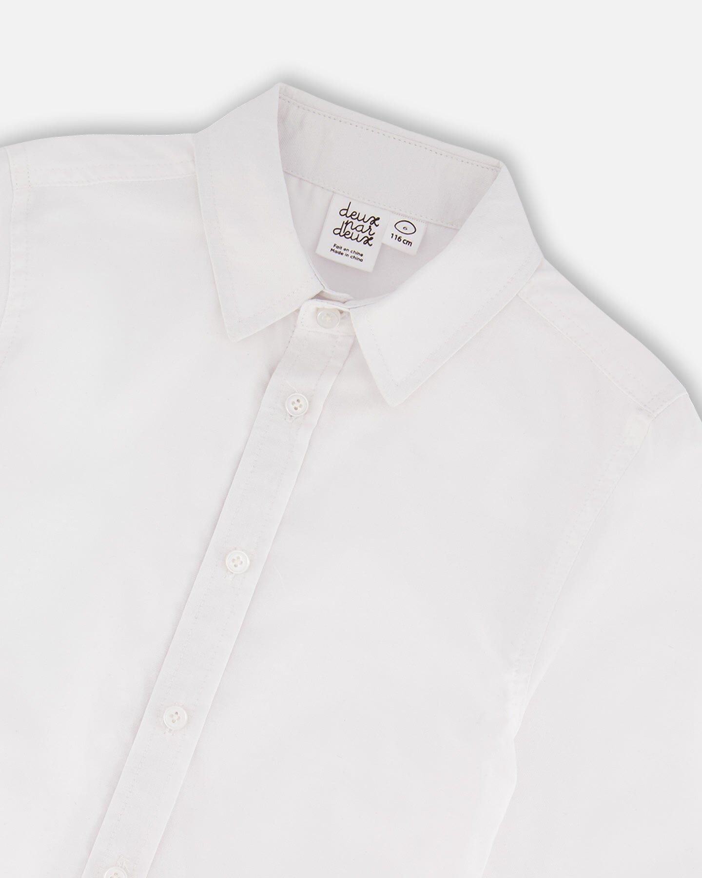 Long Sleeve Button Down Shirt White