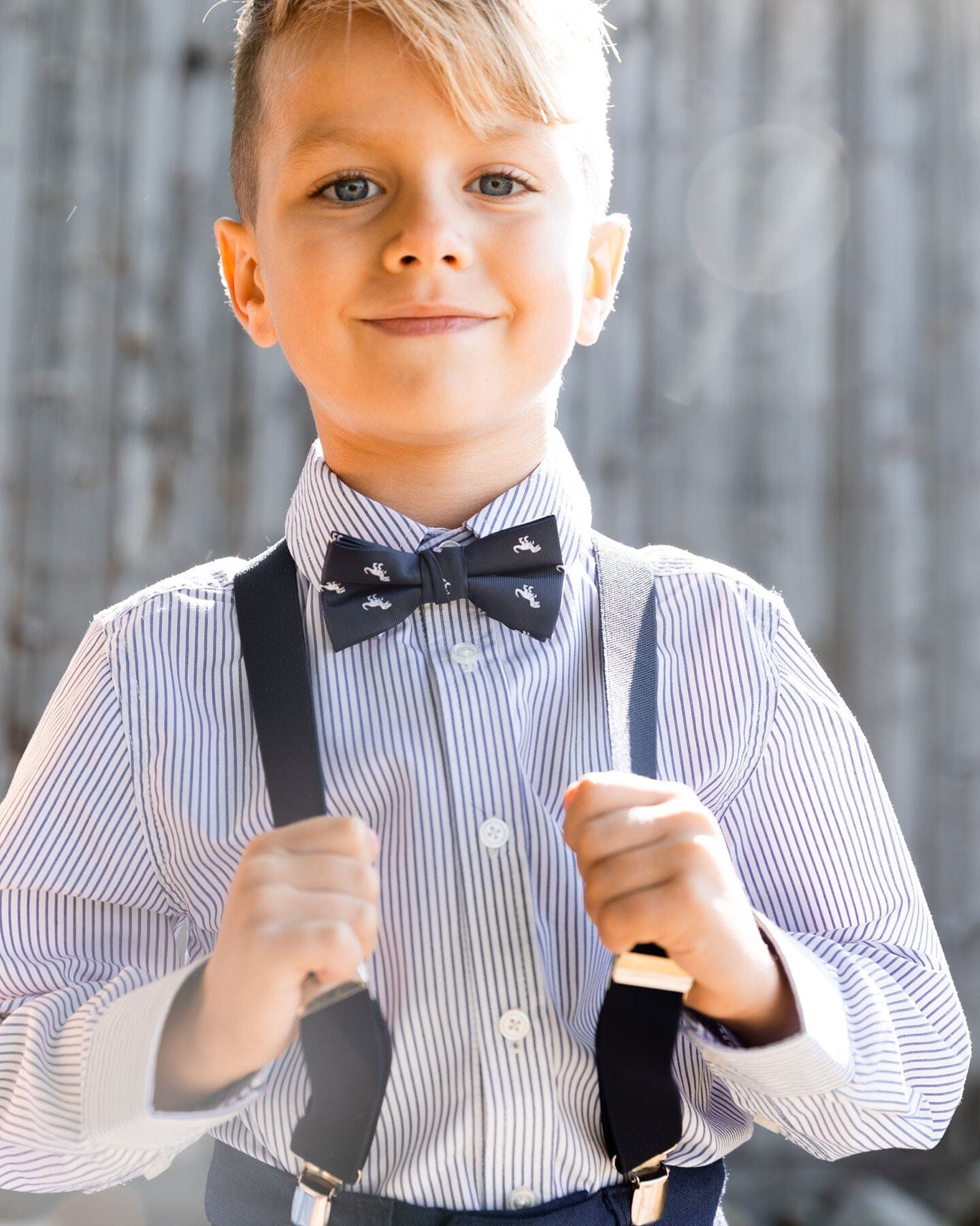 Long Sleeve Button Down Shirt Navy Blue Stripes