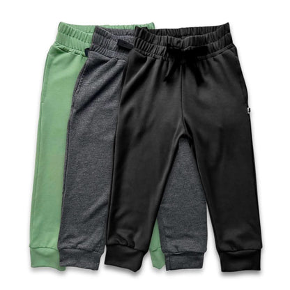 Pantalon de jogging léger en bambou pour bébé/enfant | Anthracite