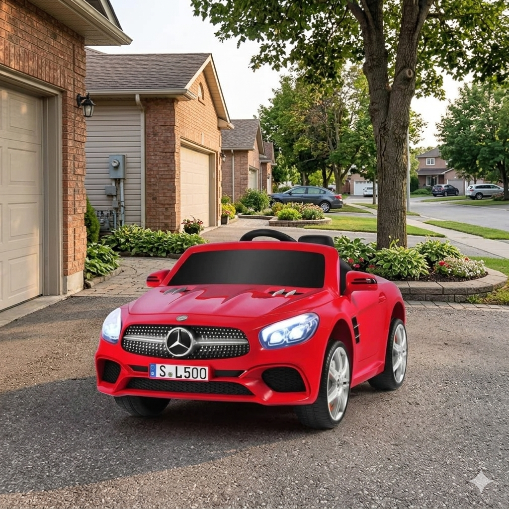Voiture électrique 12V Mercedes Benz SL500 pour enfants avec télécommande 2026