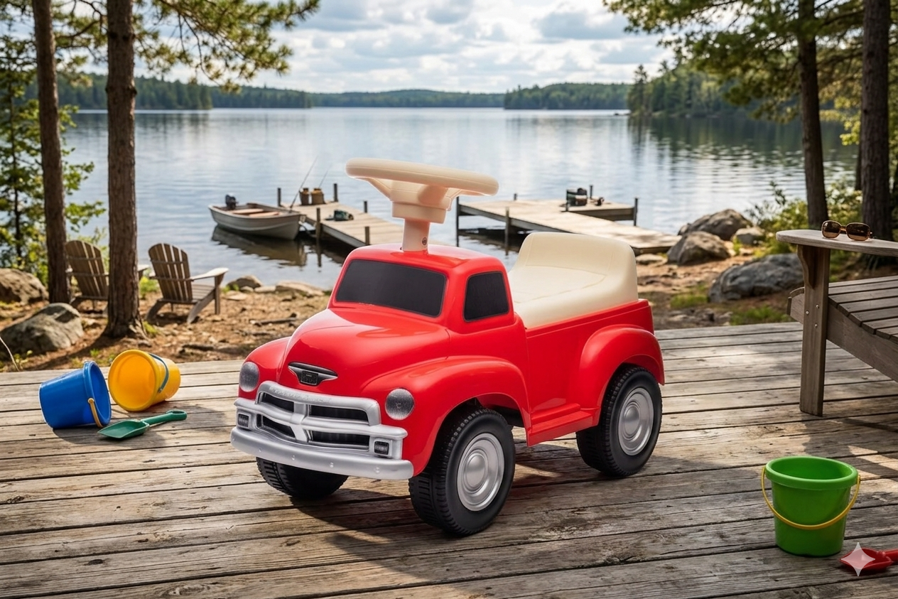 Chevrolet 3100 Vintage Porteur pour Enfants de 1,5 à 4 Ans