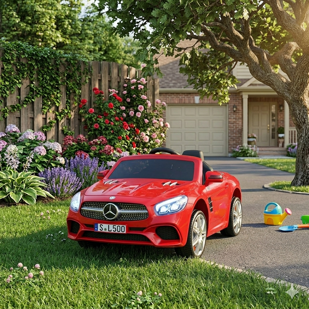 Voiture électrique 12V Mercedes Benz SL500 pour enfants avec télécommande 2026