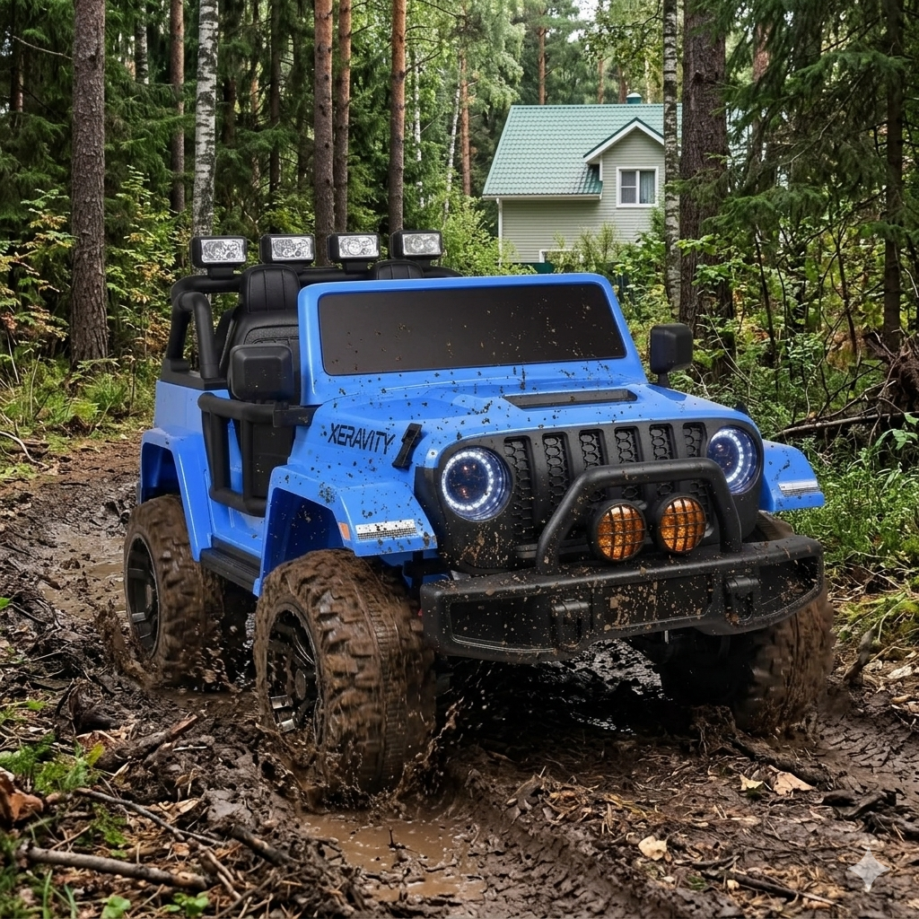 2026 24V Monster Jeep 2 places DELUXE Voiture Électrique Enfant avec Télécommande