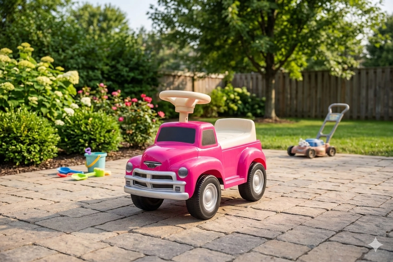 Chevrolet 3100 Vintage Porteur pour Enfants de 1,5 à 4 Ans