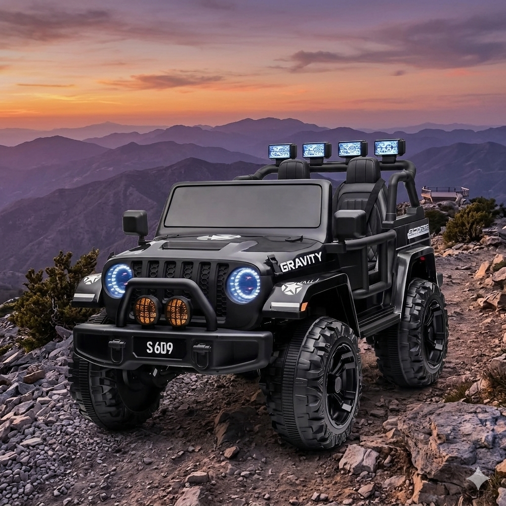 2026 24V Monster Jeep 2 places DELUXE Voiture Électrique Enfant avec Télécommande