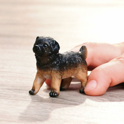 Curious German Shepherd Puppy Figure