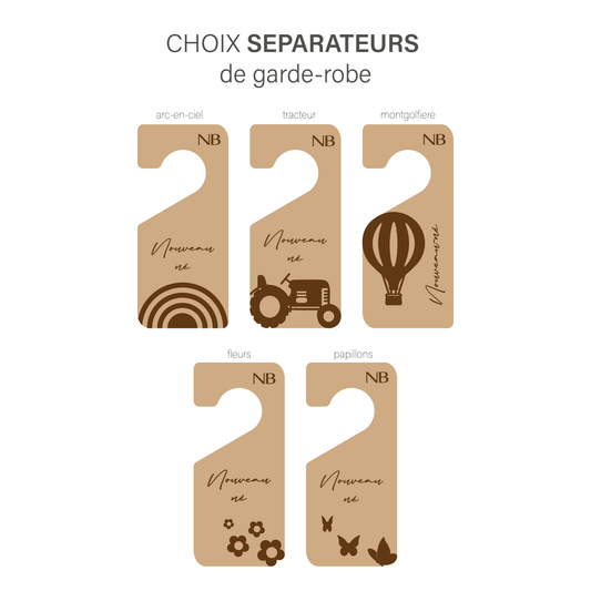 SÉPARATEURS de garde-robe