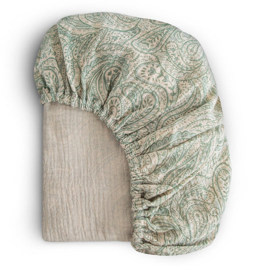 Drap contour en mousseline pour lit de bébé