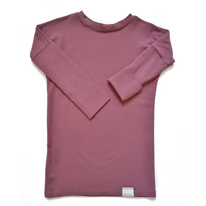 Grow-With-Me Shirt – Rose Brown