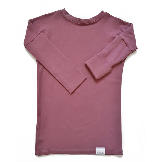 Grow-With-Me Shirt – Rose Brown