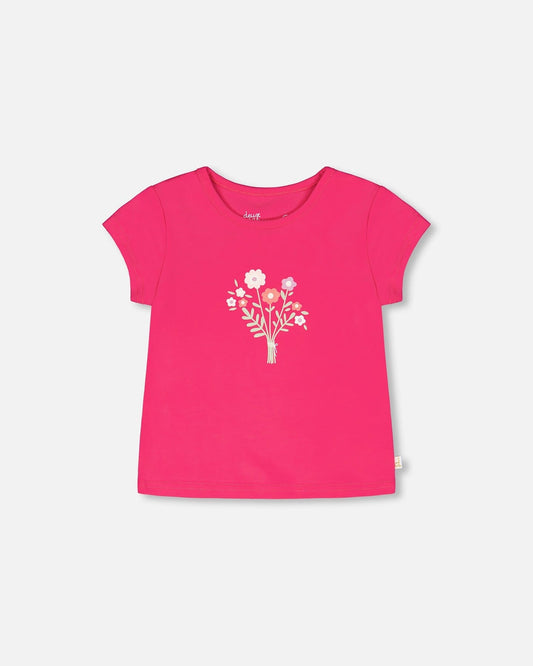 Organic Cotton Jersey T-Shirt Pink