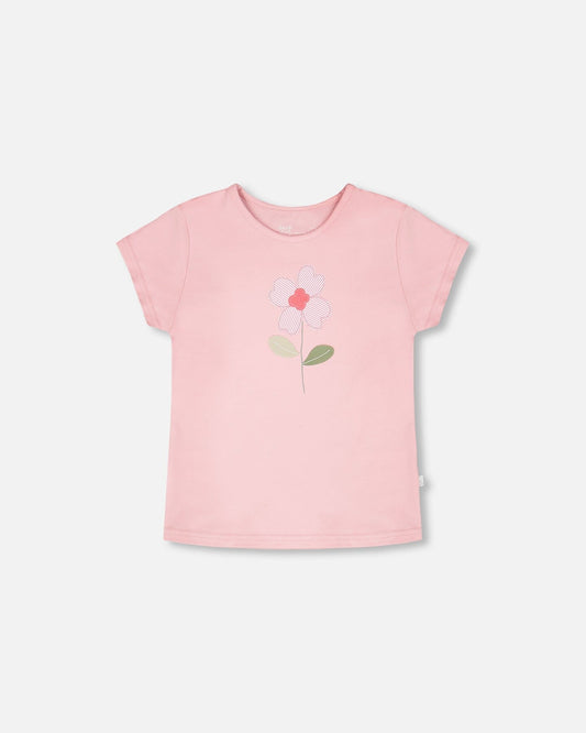 Organic Cotton Jersey T-Shirt Dusty Pink