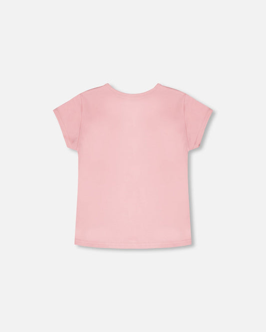 Organic Cotton Jersey T-Shirt Dusty Pink