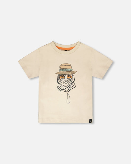 Organic Cotton Short Sleeve T-Shirt Off White