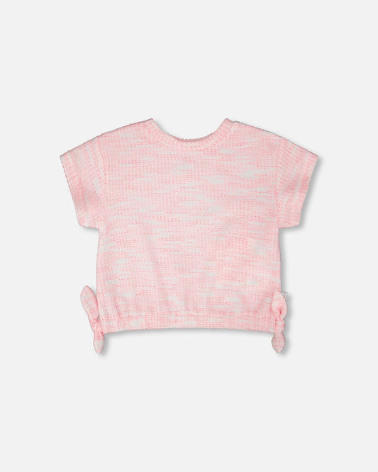 Jacquard Knit T-Shirt Multicolored