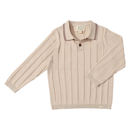 Polo Jayden en maille beige | Me & Henry