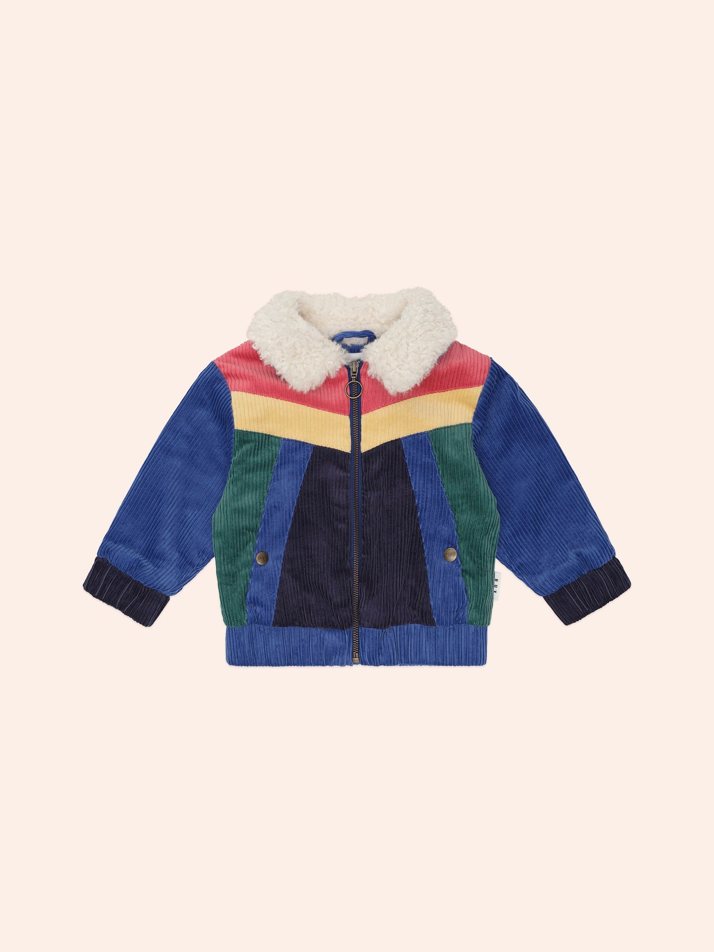 Colour Block Cord Jacket | Multi | Huxbaby