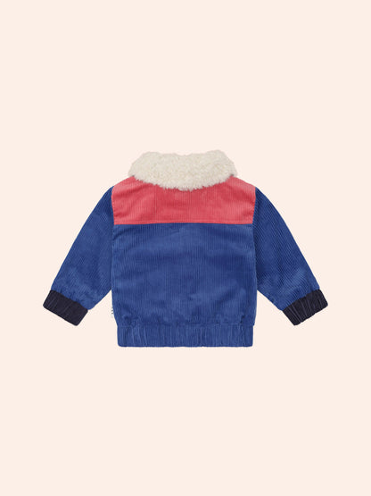 Veste en velours côtelé Colour Block | Multicolore | Huxbaby