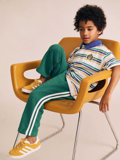 Pantalon de jogging Racer Stripe | Émeraude | Huxbaby