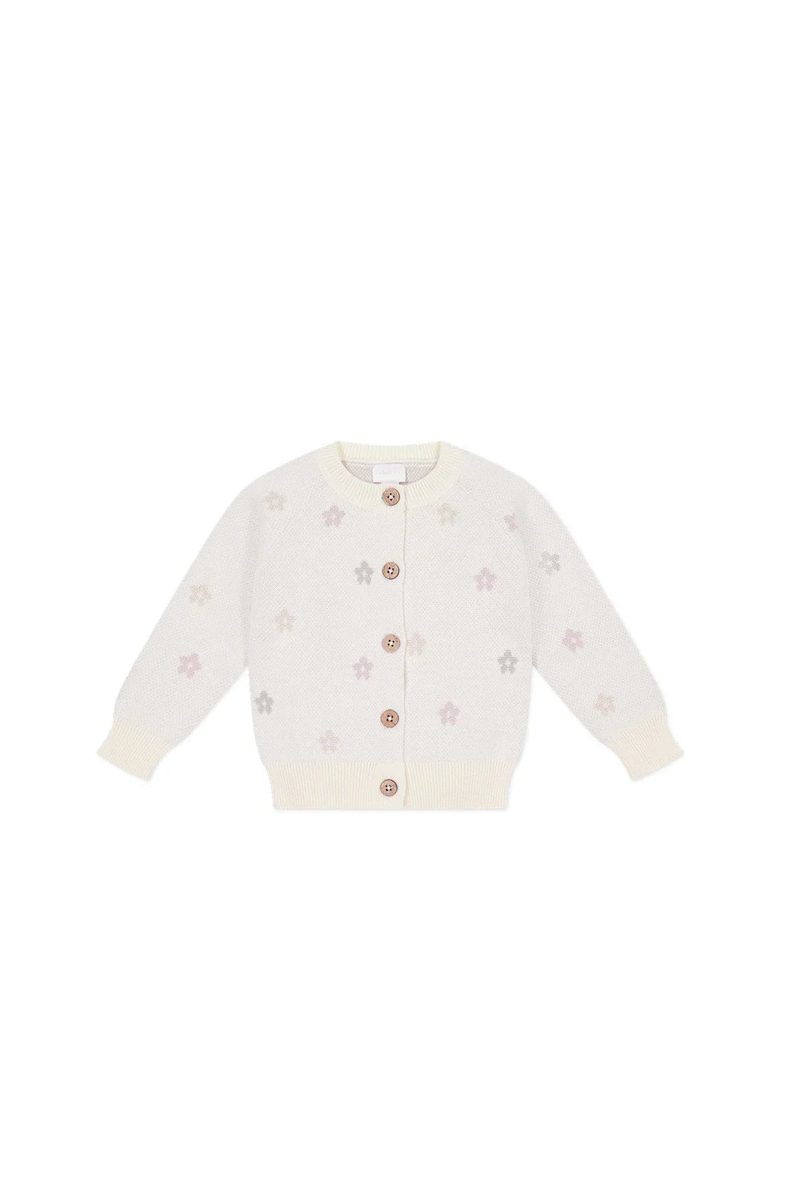 Cardigan Harper | Jacquard Fifi Égret | Jamie Kay