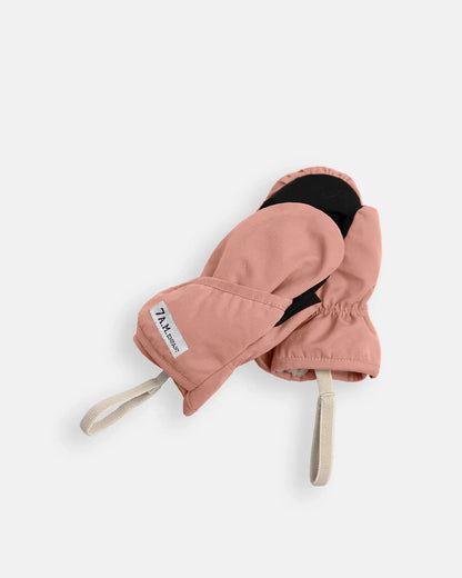 Mouffles en peluche Benji | Rose Aube | 7AM