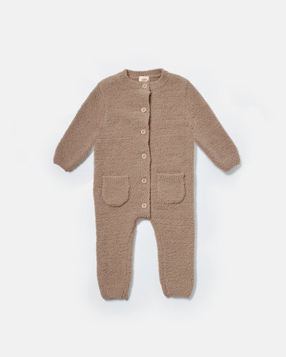 Grenouillère manches longues - Fuzzy | Taupe | 7AM