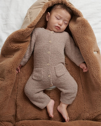 Grenouillère manches longues - Fuzzy | Taupe | 7AM