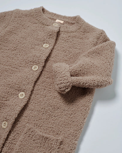 Grenouillère manches longues - Fuzzy | Taupe | 7AM