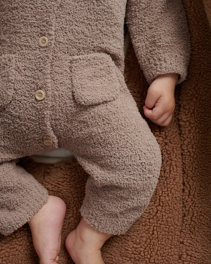 Grenouillère manches longues - Fuzzy | Taupe | 7AM