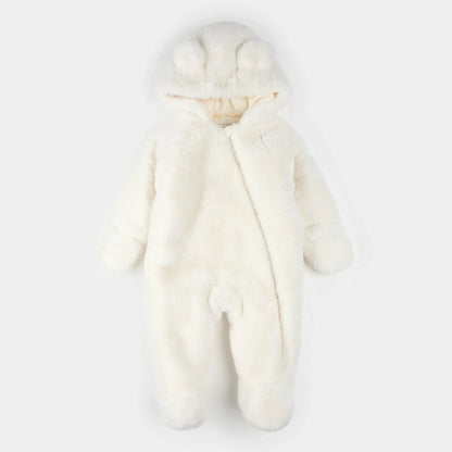 Combinaison ourson en peluche | Écru | Petit Lem