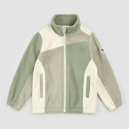 Veste polaire | Color block sauge | Miles the Label