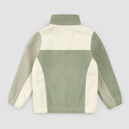 Veste polaire | Color block sauge | Miles the Label