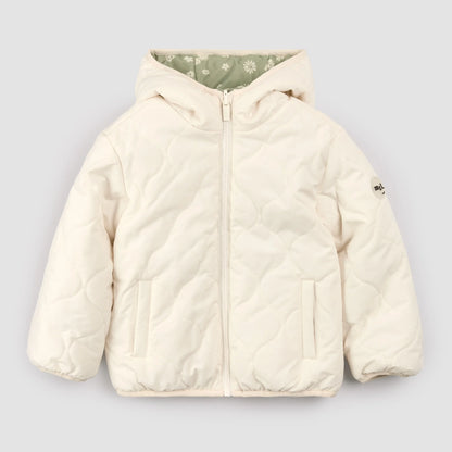 Veste réversible | Imprimé floral sauge sur bouleau | Miles the Label