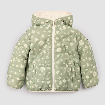 Veste réversible | Imprimé floral sauge sur bouleau | Miles the Label