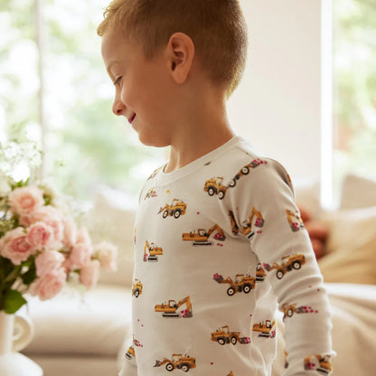 Pyjama « I Dig You » couleur roche lunaire | Petit Lem