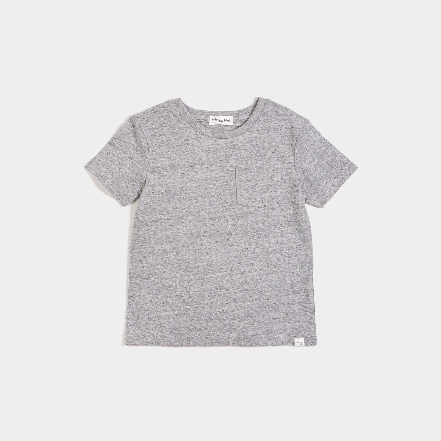 T-shirt basique gris chiné | Miles The Label