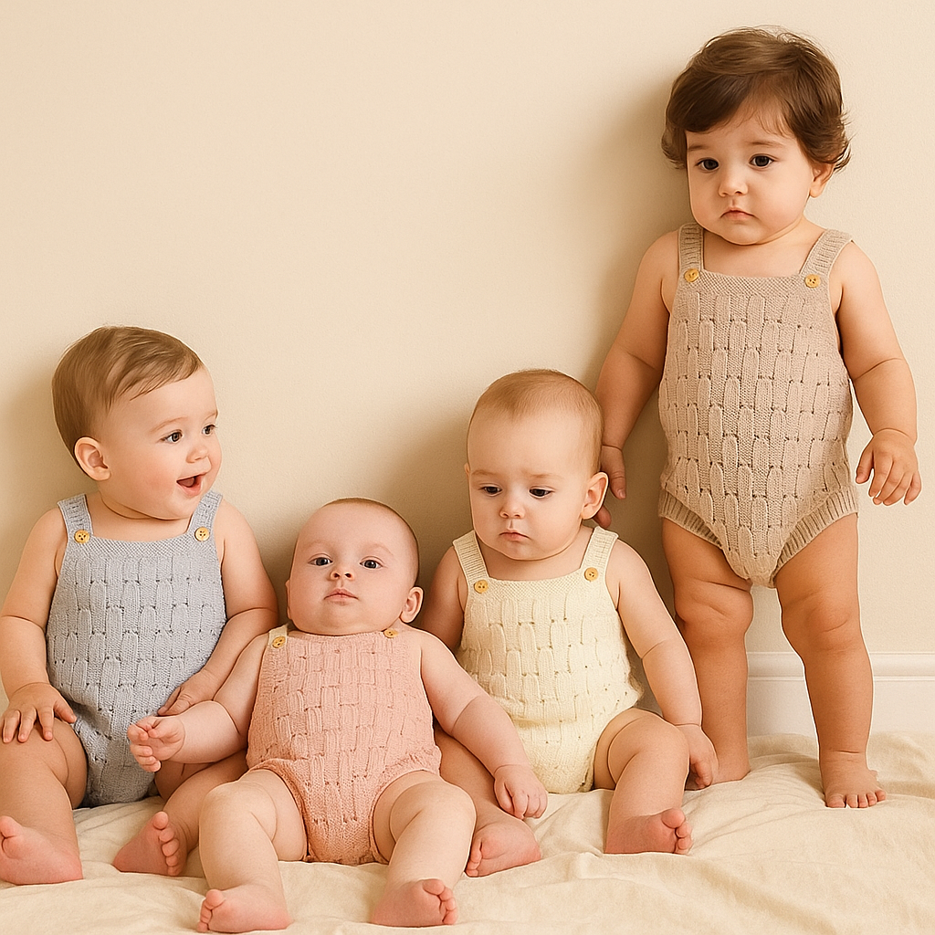 Blake Knit Bubble Romper