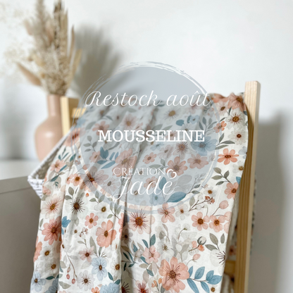 Bamboo Muslin - Flowers, Esmée