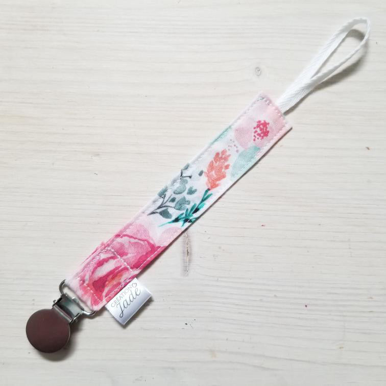 Nouveauté - Attache-suce Tissu - clip Inox - Beauté estivale