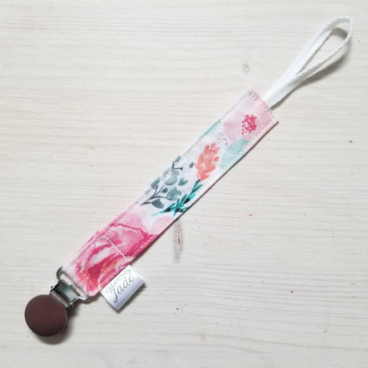 Nouveauté - Attache-suce Tissu - clip Inox - Beauté estivale