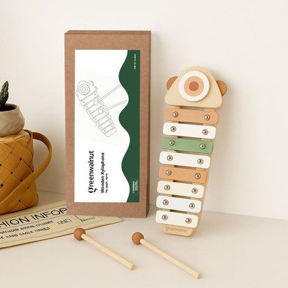 Xylophone en bois - Jouet musical à 8 touches pour enfants